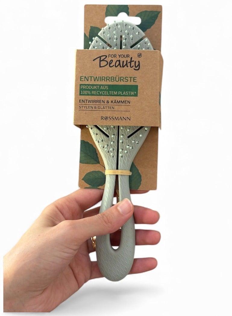 Rossmann Detangling Hair Brush, German Brand, Anti-Tangle, Gentle on Wet & Dry Hair, Suitable for All Hair Lengths - Image 3